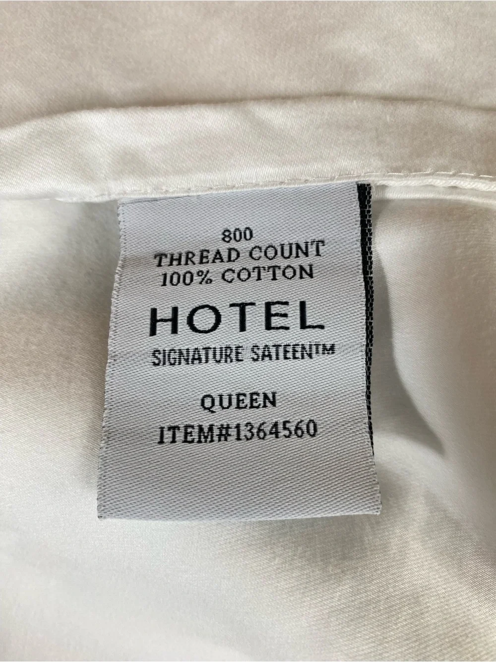 Hotel Signature 100% cotton sateen Flat Sheet Luxurious